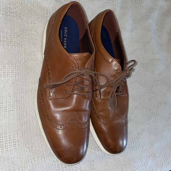 Cole Haan Grand O’s Men’s Casual Wingtips Size 13 M Brown Leather Athleisure main image 11